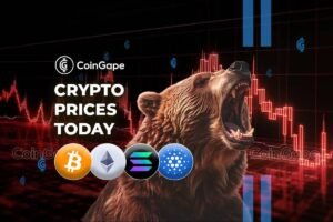 Ceny kryptowalut dzisiaj, 2 kwietnia: Bitcoin spada do 66 tys. dolarów, Ethereum poniżej 3400 dolarów, SOL i XRP Crash